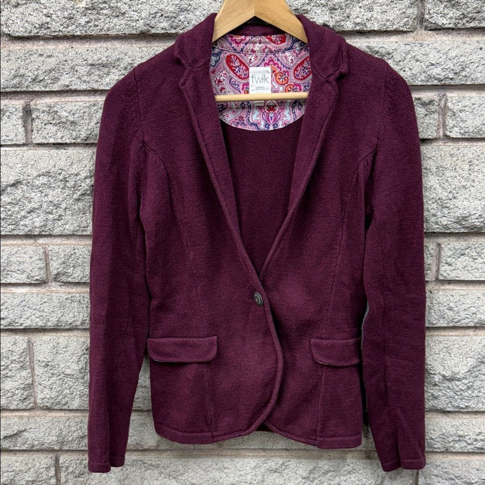 Twik Deep Purple Blazer